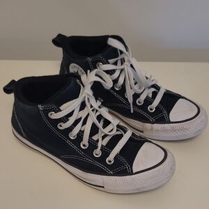 Converse Black and White High-Top Sneakers